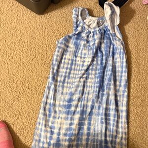 Wonder Nation Blue and White Kids Pajama Nightgown